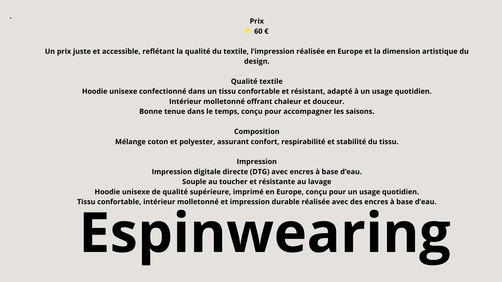Hoodies Espinwearing