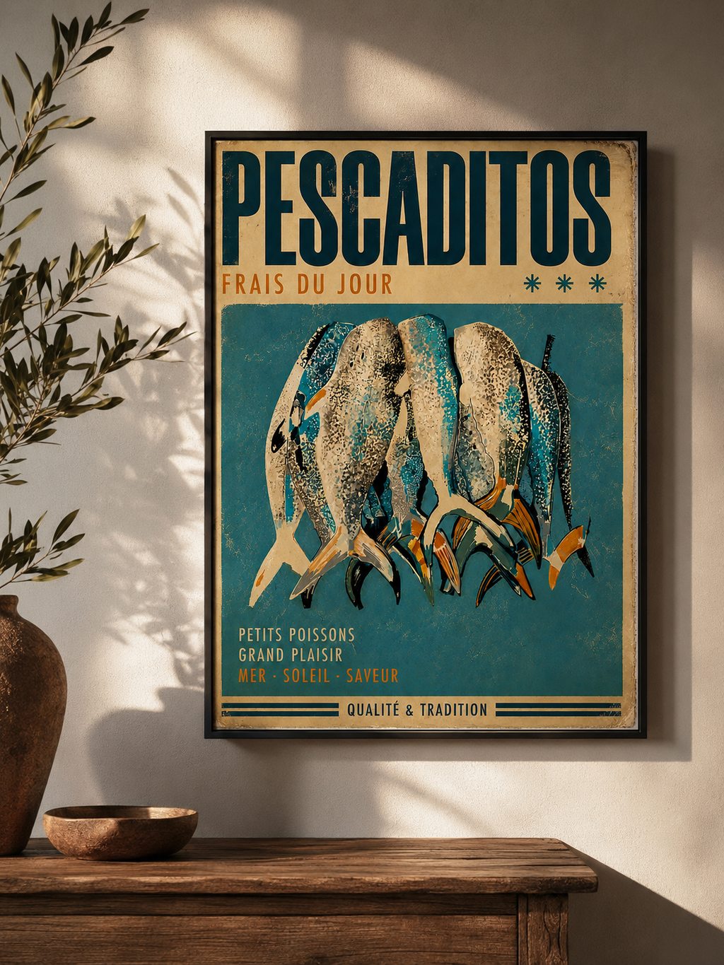 Pescaditos, Azul