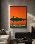 Belle Décadence, Orange — Socoa 2026 — orange light over the Basque coast, framed limited edition photographic print — Studio Espin