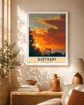 Tardecita — Guéthary 2026 — golden hour light on the French Basque coast, framed limited edition photographic print — Studio Espin