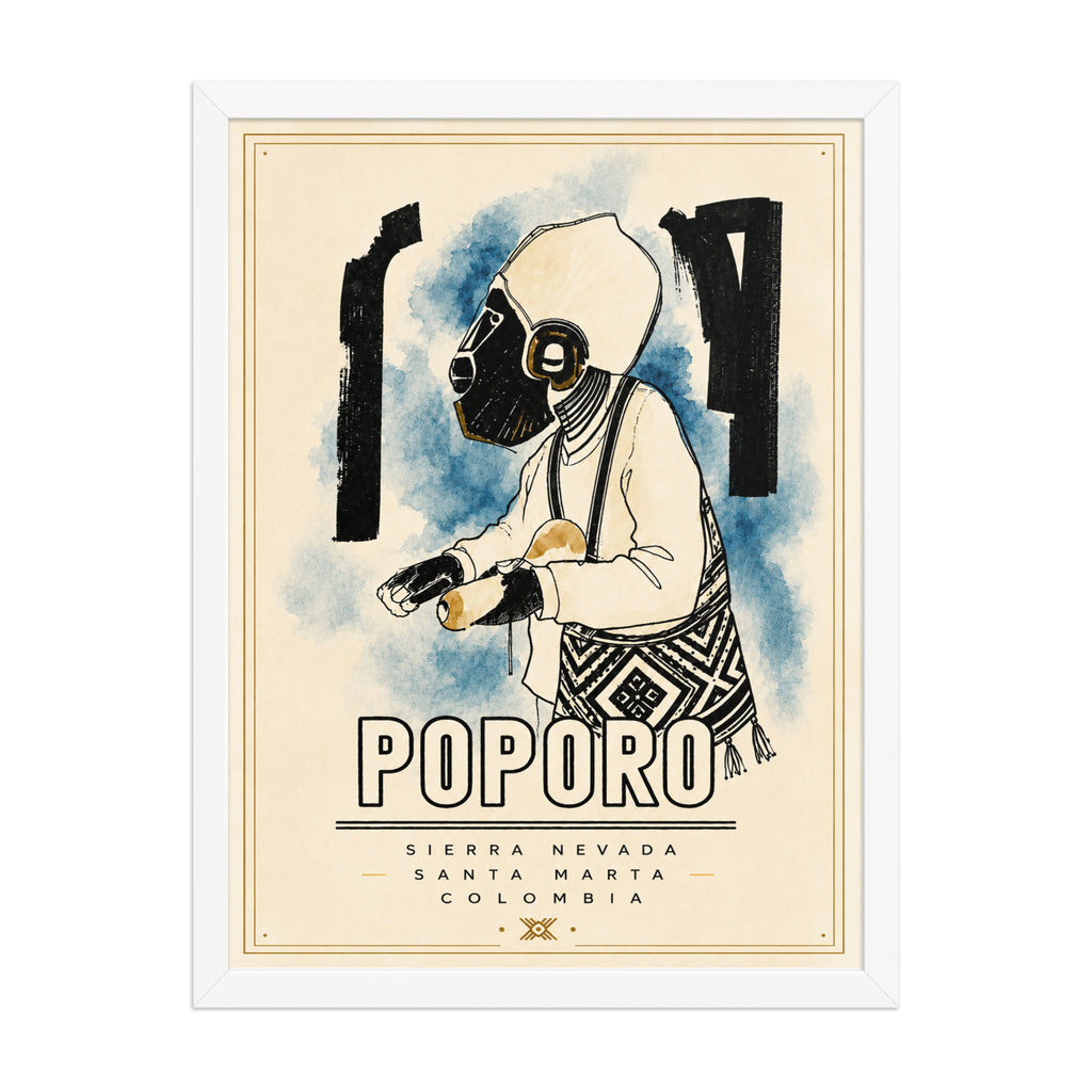 Le Poporo Kogui — Sierra Nevada 2018 — Affiche encadrée — Studio Espin