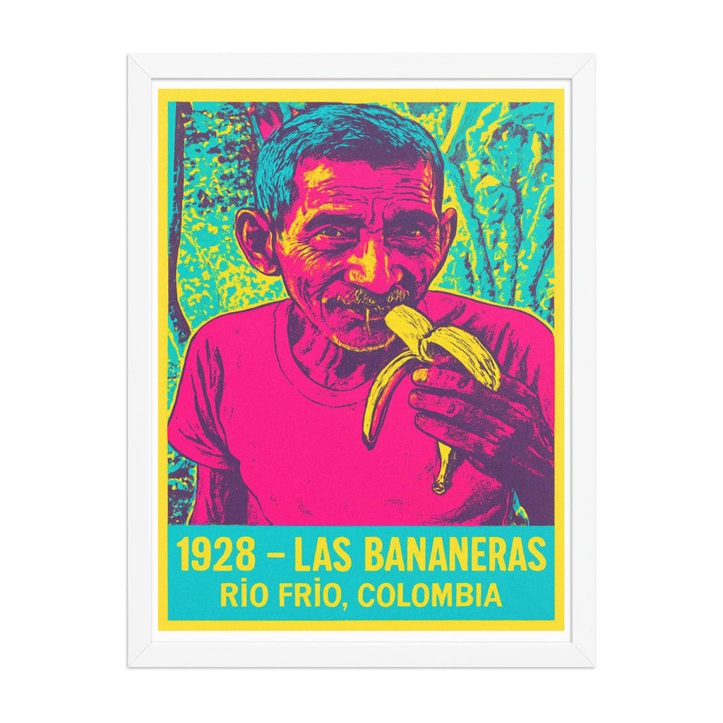The United Fruit Company Strike — Río Frío 2024 — Affiche encadrée — Studio Espin