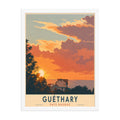 Tardecita — Guéthary 2026 — Affiche encadrée — Studio Espin